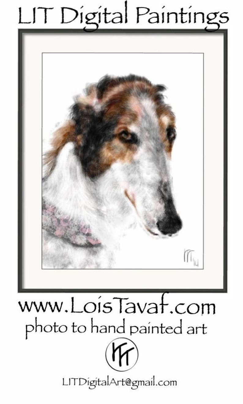 Custom Dog Pet Portrait, custom portrait, dog portrait, pet portrait, dog lover, dog art, gift, wall art, dog, artwork, pet memorial, pet image 7