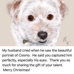 Custom Dog Pet Portrait, custom portrait, dog portrait, pet portrait, dog lover, dog art, gift, wall art, dog, artwork, pet memorial, pet image 8