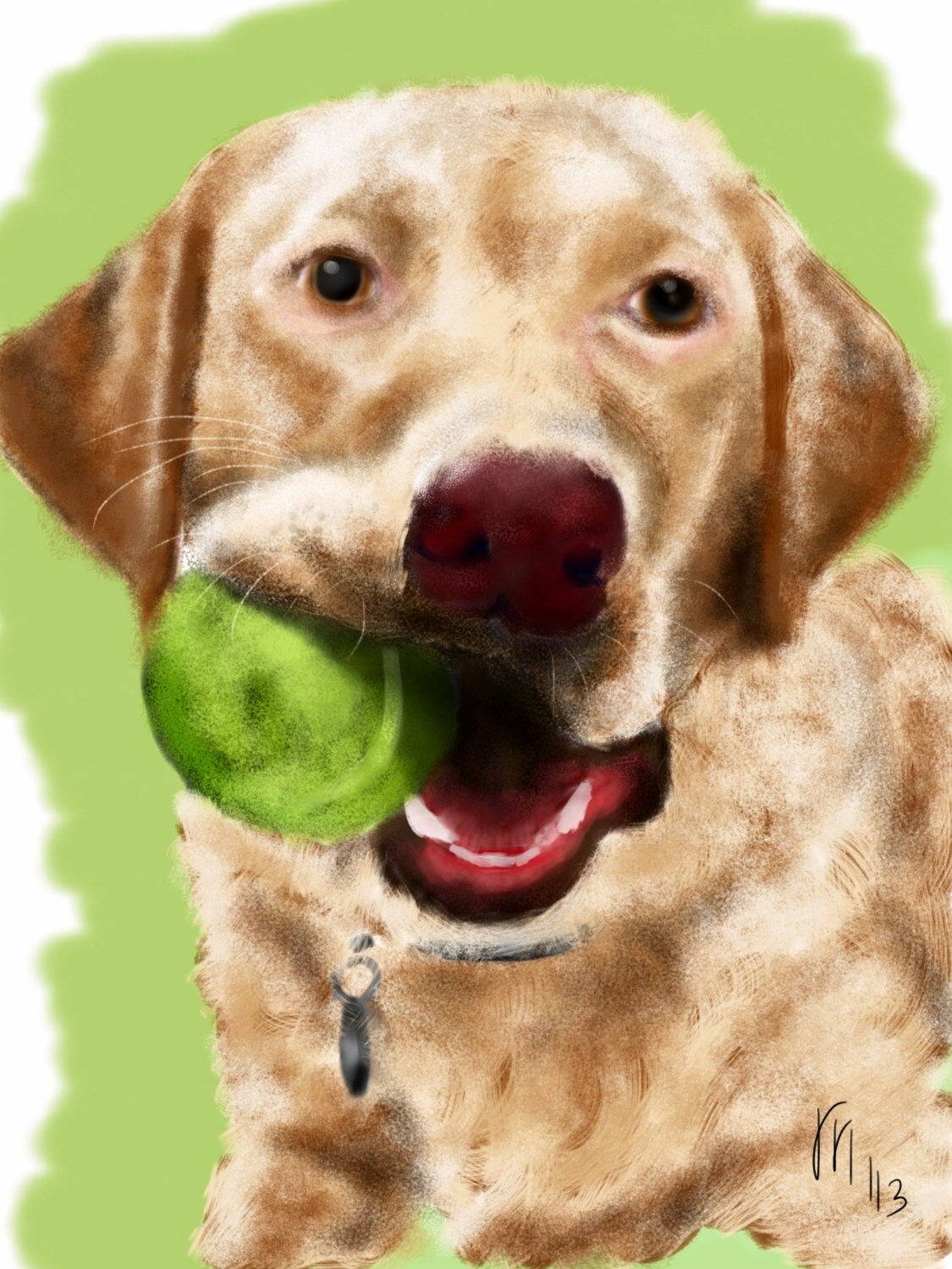 custom dog art prints