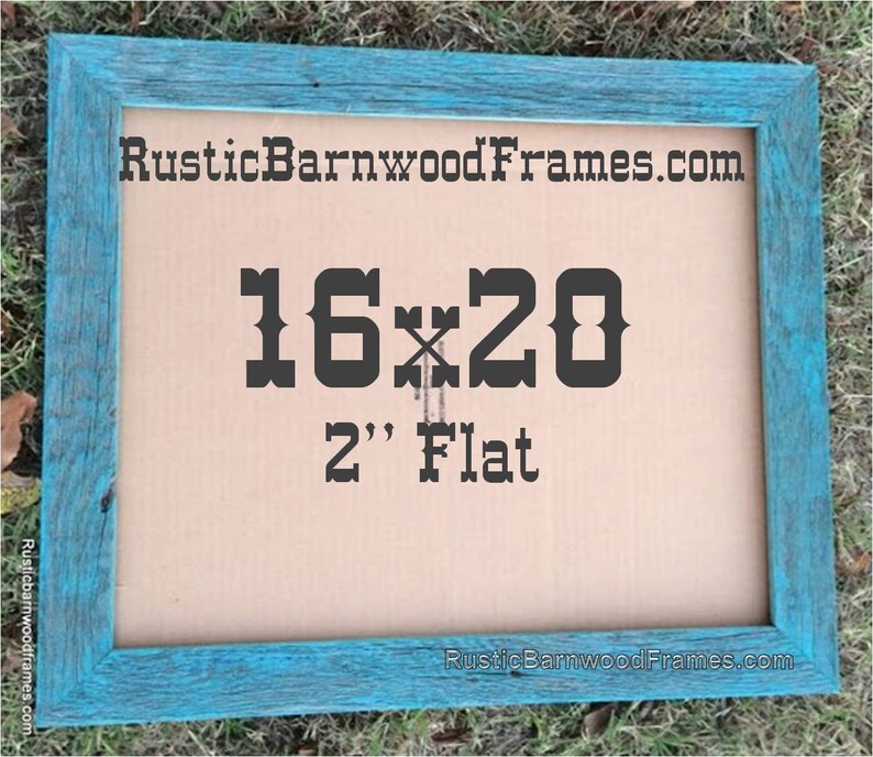 16x20 2 Turquoise Flat Rustic Barn Wood Weathered Etsy