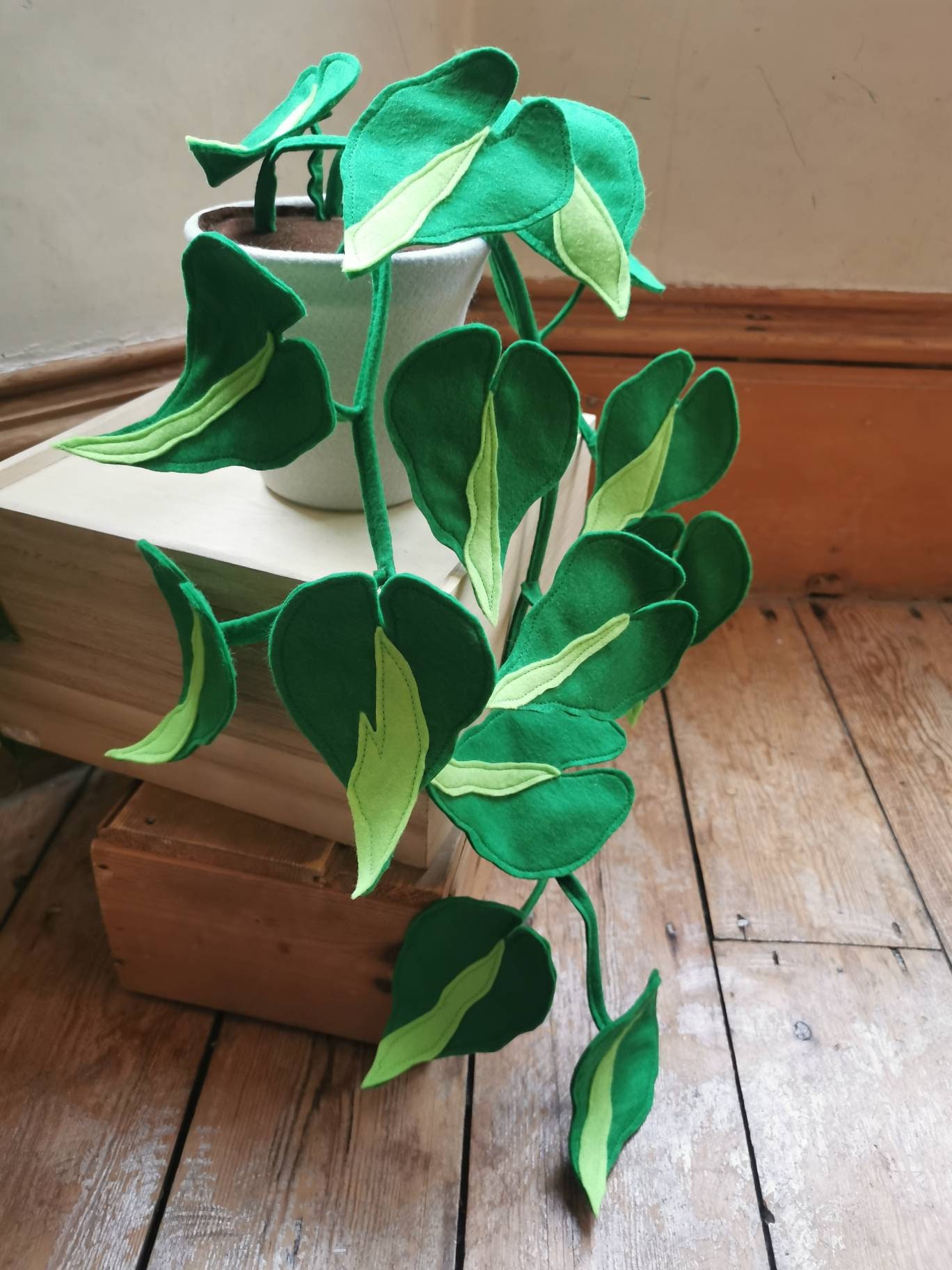 Fausse Plante d'intérieur, Botanique, Faite à La Main, Feutre