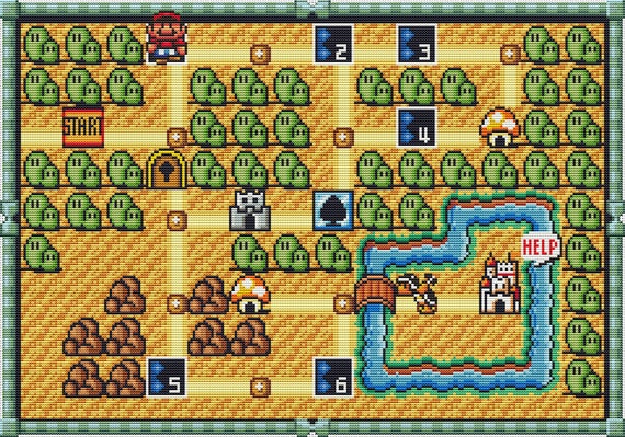 New Super Mario Bros 3 World Map PROJECT by UltimateGamer45 on