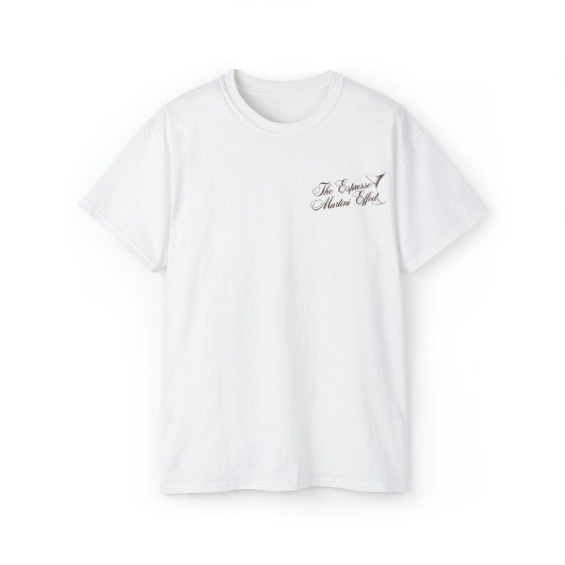 Espresso Martini Effect Graphic Tee | Funny Cocktail Shirt image 7