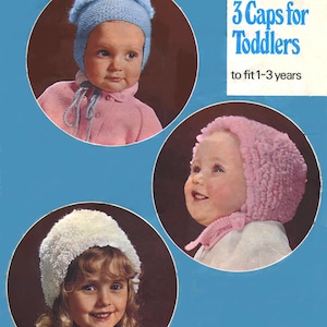 Patons: 3 Caps for Toddlers