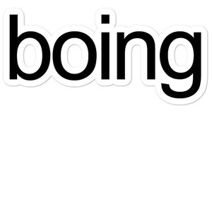 Boing Bubble-vrije stickers