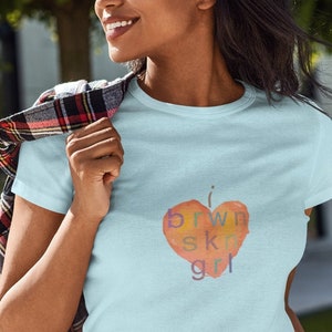 Brown Skin Girl Love Women&#39;s Short-Sleeve T-Shirt