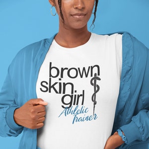 Brown Skin and an Athletic Trainer Women&#39;s short sleeve t-shirt