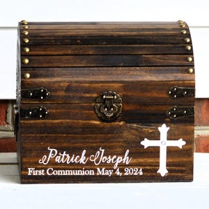 Baptism Day Gift, Baptism Gift, Christening Gift For Godchild, First Communion Gift , Gift For Godson, Gift Card Box First Communion