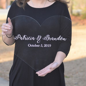 Acrylic Wedding Guestbook Alternative Clear Wedding Guest Book Alternative Sign In Modern Wedding Decor Minimalist Heart Shaped Guestbook