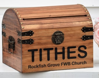 Church Offering Box, Tithe Box, Church Collection Box With Lock Option, Payment Box, Raffle Box, Suggestion Box, Customization Available