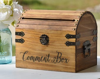 Comment Box, Guest Comment Box, Suggestion Box, Church Offering Box, Payment Box,Raffle Box, Customization Available