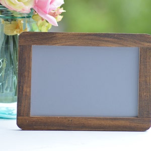 Framed Chalkboard, wood chalkboard, rustic wedding chalk board sign, self standing