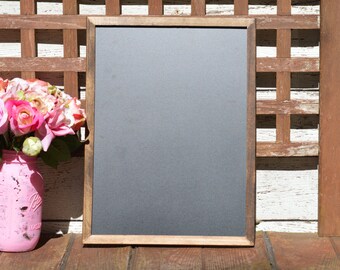 rustic wedding Chalkboard, 12 x 16 framed menu board, country wedding sign, rustic wedding chalk board sign