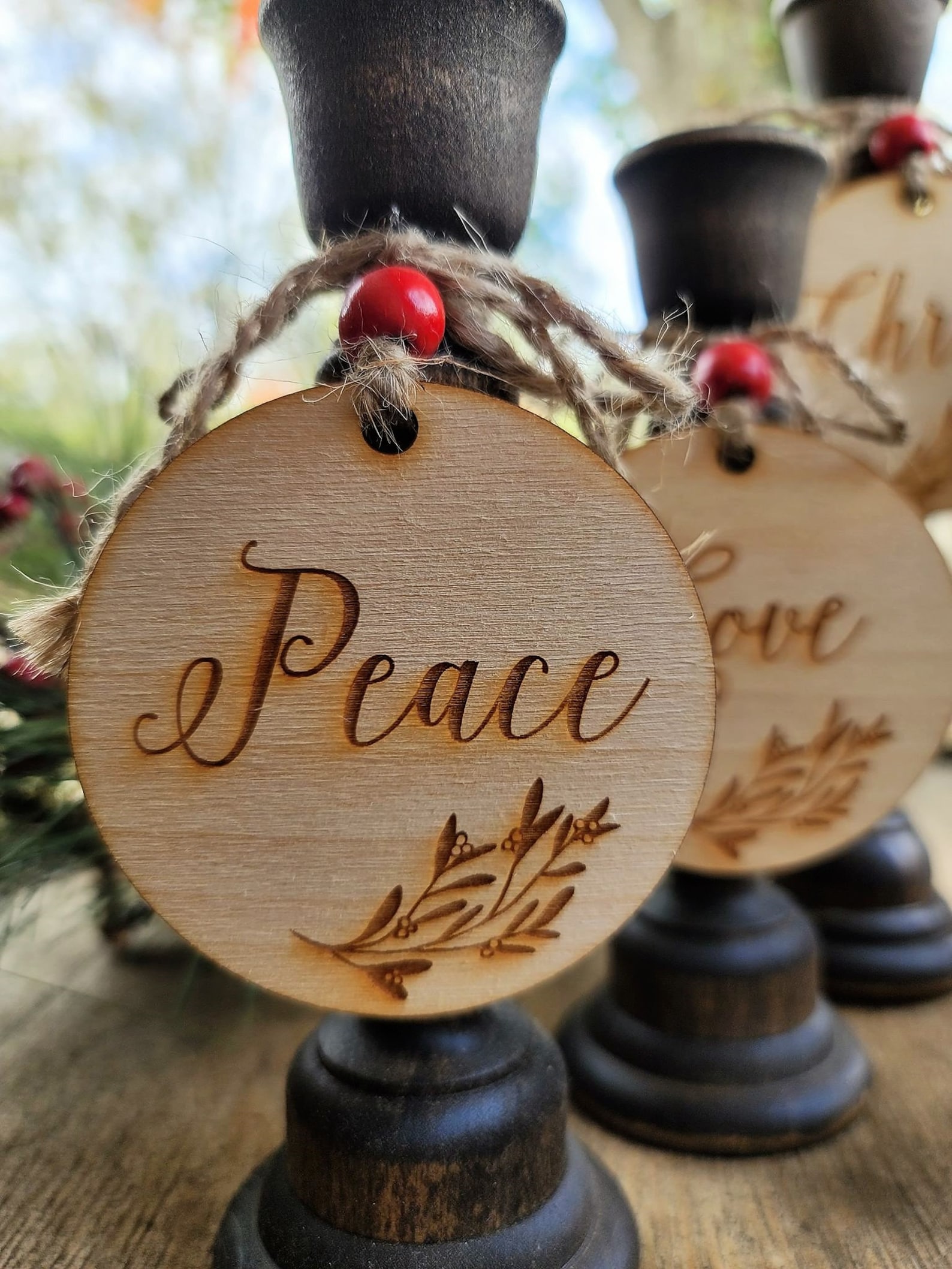 Advent Candle Holder 5 Candle Set Wood Advent Candle Holders Etsy