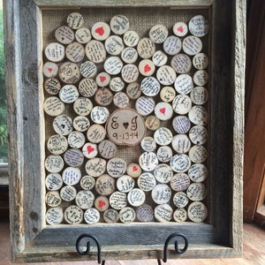 Wedding Guest Book Alternative Hearts Rustic Wedding Guest Book Drop Box Guest Book Wedding Guestbook Alternative Rustic Guest Book
