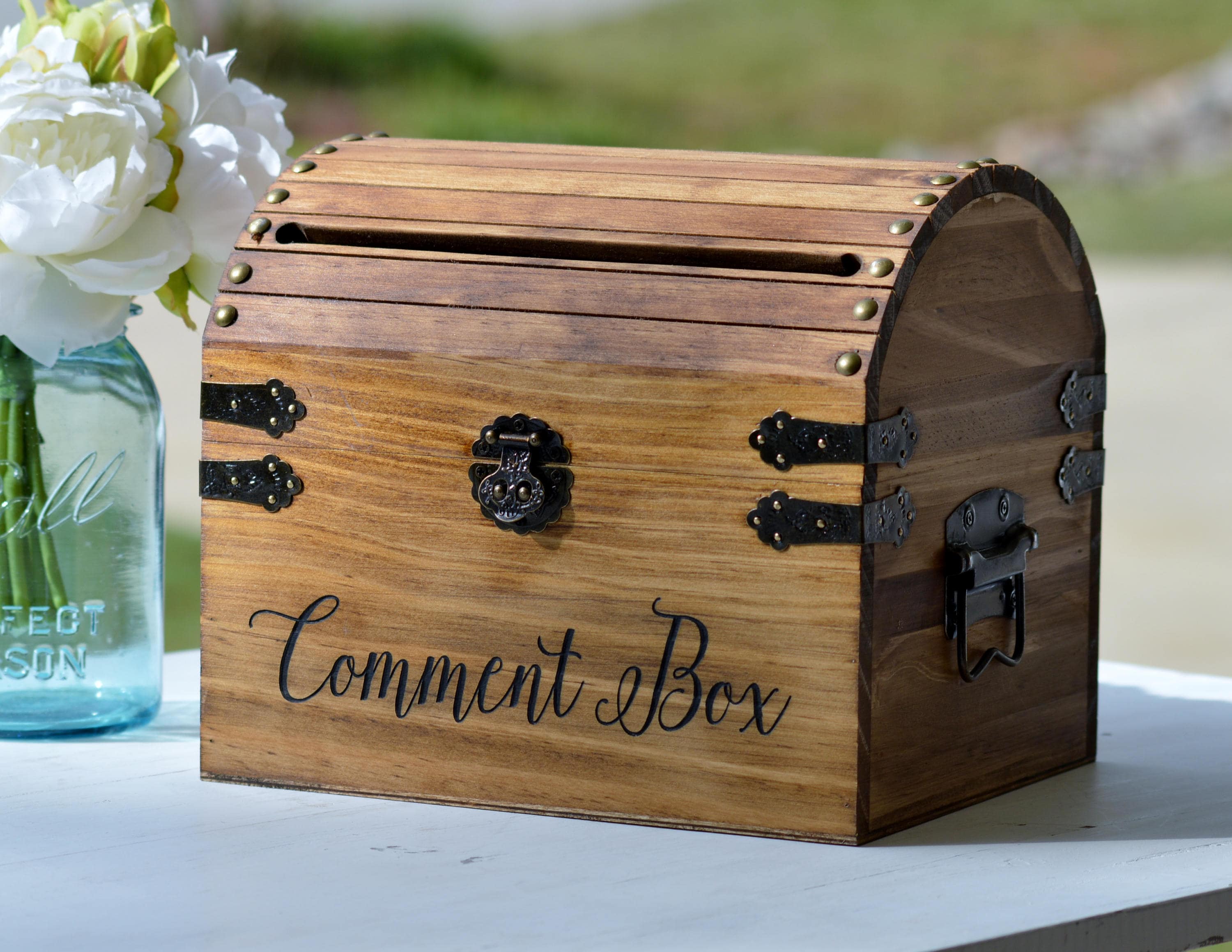 Unique Comment Box Comment Box, Guest Comment Box, Suggestion Box, Church Offering Box ...