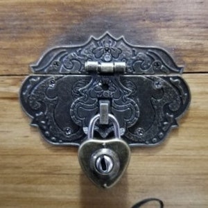 Add a lock and hasp to any card box image 1