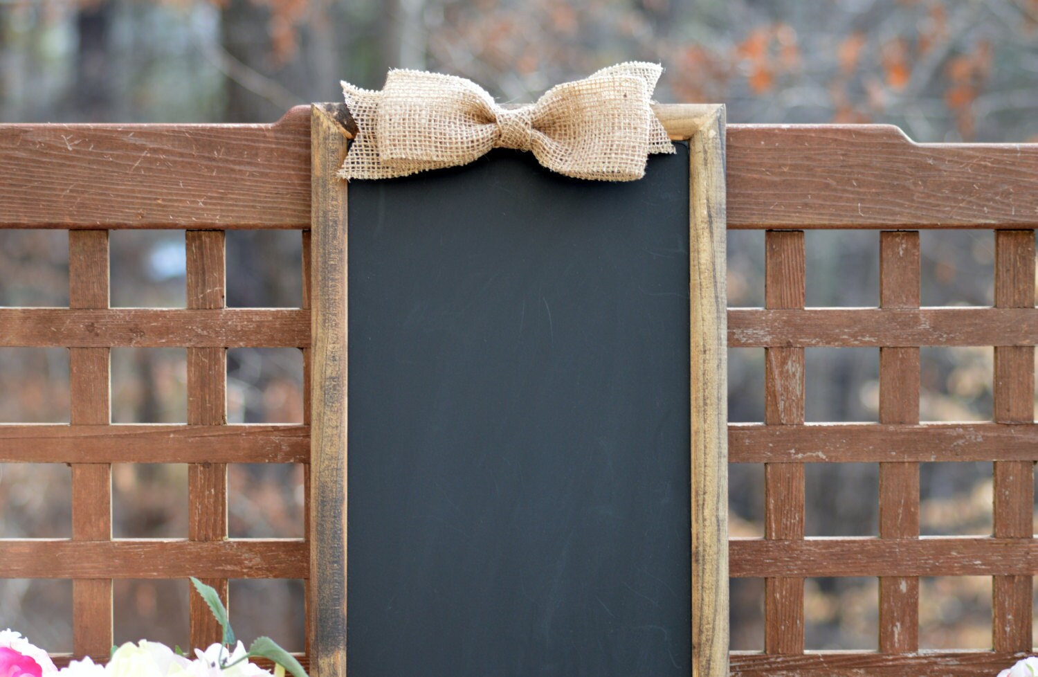 Large wedding Chalkboard framed menu board wood chalkboard | Etsy