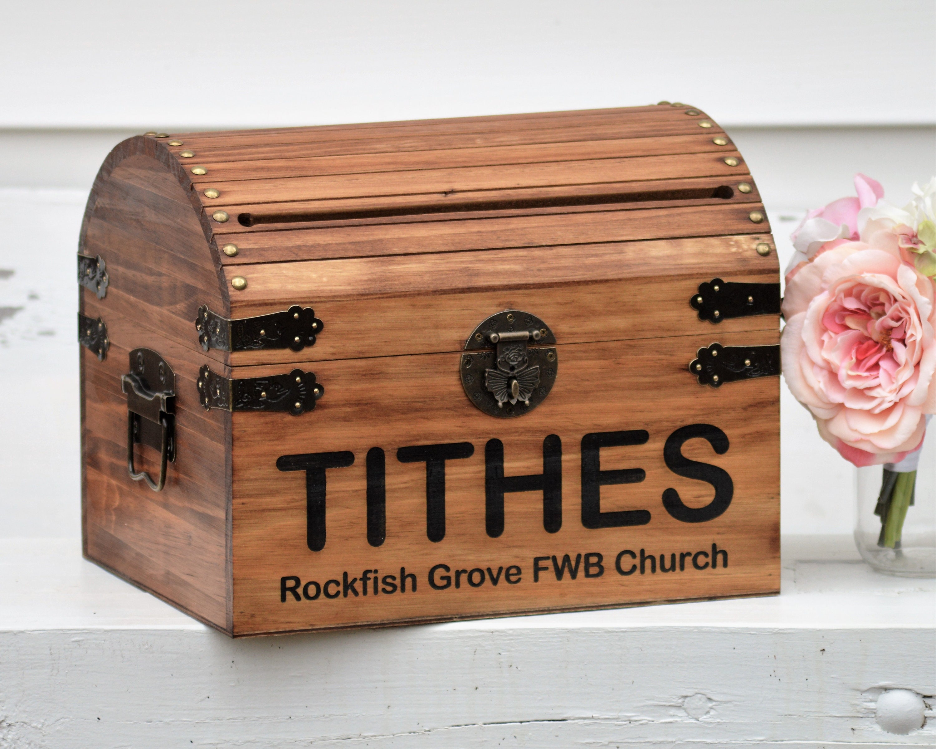 Church Offering Box Tithe Box Church Collection Box With Etsy