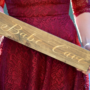 Babe Cave Sign, Girls Room Sign, Rustic Wood Sign, Custom Design, Gift For Teens or Girls