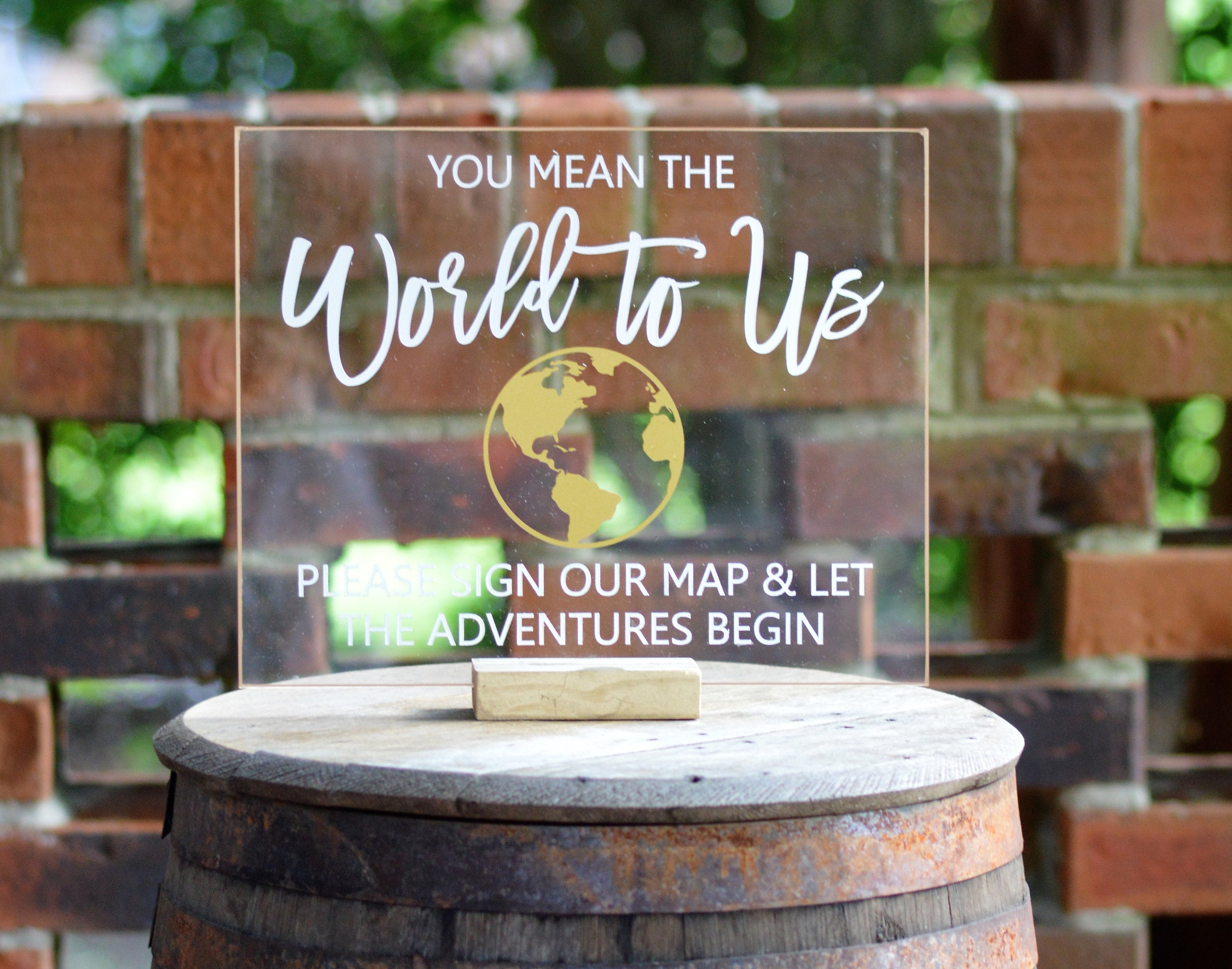 Acrylic Guest Book Sign Destination Wedding Guest Book Sign Please Sign ...