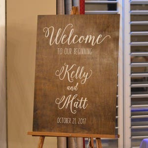 Boho Wedding Welcome Sign Ideas, Welcome To Our Wedding, Rustic Wedding Welcome Signs, Personalized Wedding Sign, Reception Sign