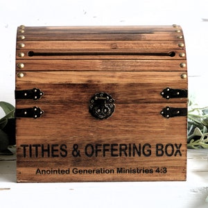 Church Offering Box, Tithe Box, Church Collection Box With Lock Option, Payment Box, Raffle Box, Suggestion Box, Customization Available
