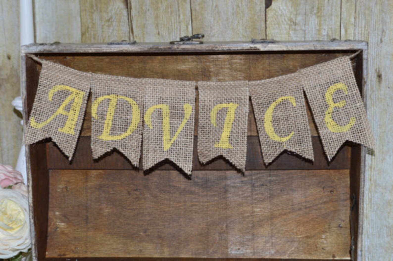 Baby shower advice box baby shower decorations games for Etsy