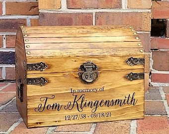 Celebration Of Life Keepsake Box In Loving Memory Card Box Memorial Service In Memory Of Keepsake Trunk Funeral Card Holder Sympathy Card