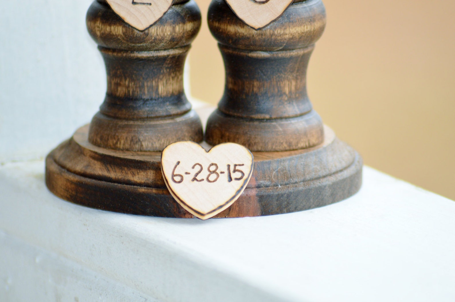 Wedding Unity Candle Holders Wood Wedding Unity Candle Set Etsy