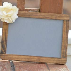 Framed Chalkboard sign, wood chalkboard, rustic wedding chalk board sign, 5x7