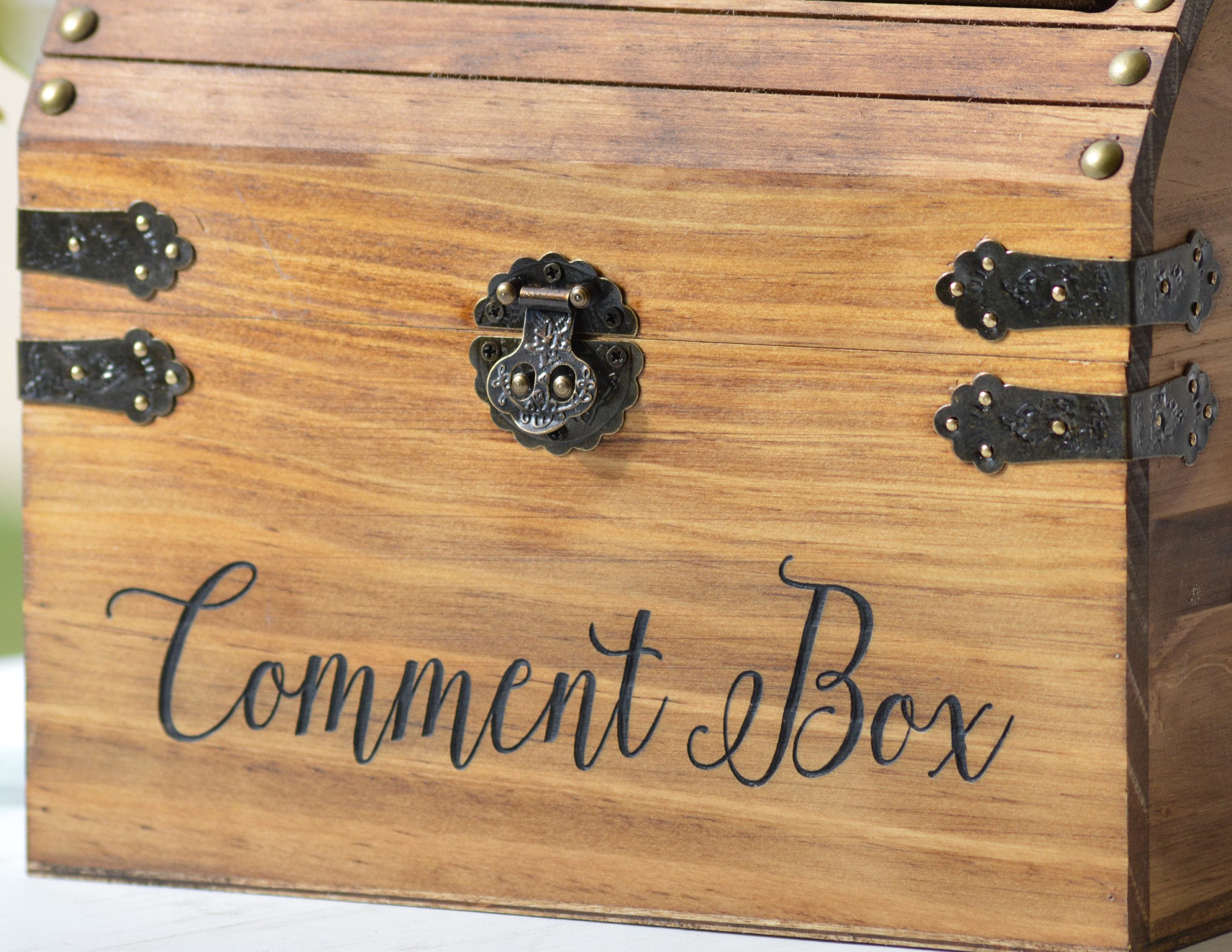 Comment Box, Guest Comment Box, Suggestion Box, Church Offering Box ...