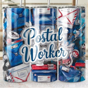 Impression d'un postier, art d'un postier, décoration de facteur, oeuvre d'art du service postal, cadeau facteur, art mural illustration postale