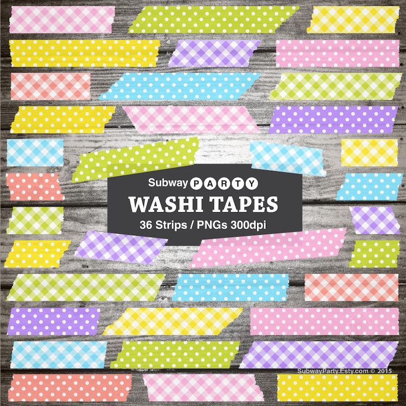 Pu&ograve; includere: Un set di 36 washi tape con vari motivi, tra cui gingham, pois e strisce. I nastri sono in colori pastello, come rosa, giallo, blu e verde. I nastri sono a 300 dpi e sono perfetti per aggiungere un tocco di fantasia ai tuoi lavoretti e progetti.