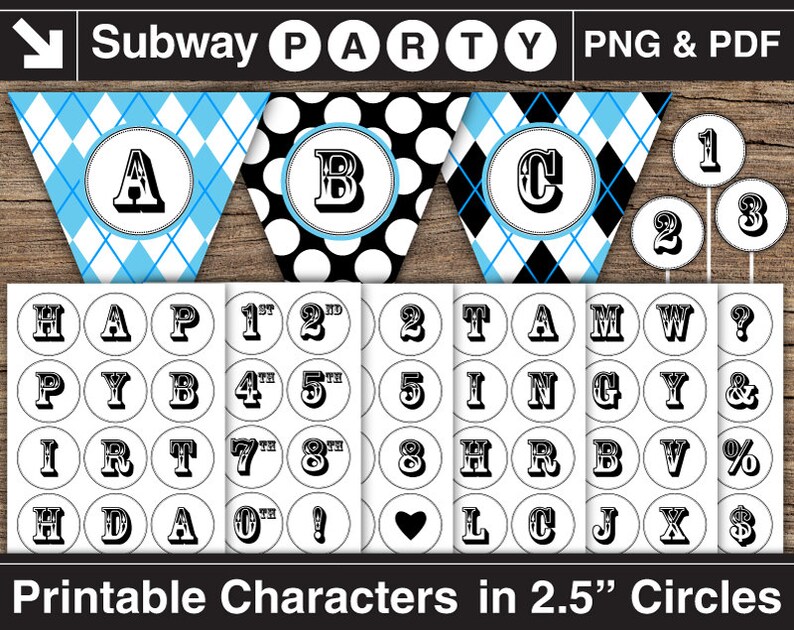 printable black alphabet letters numbers in 25 etsy