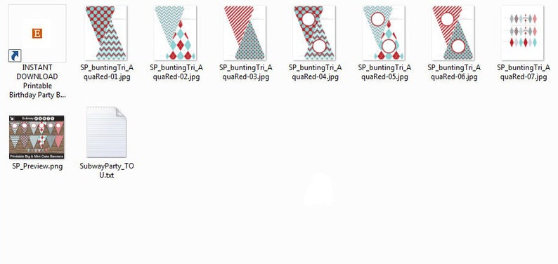 May include: Printable bunting flags with a red, white, and blue color scheme. The flags feature various geometric patterns, including polka dots, stripes, and chevron designs.