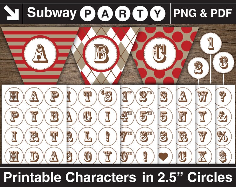 Printable Brown Alphabet Letters Numbers In 2 5 Etsy