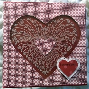 Carte Saint-Valentin coeur