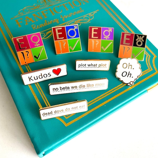 Emaille pins fanfictie