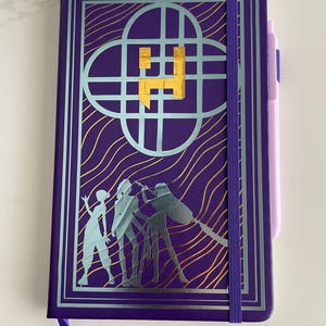 Huntrix Kpop Demon Hunters linjerad journal