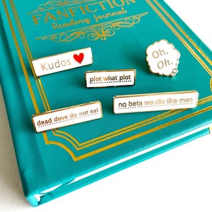 Fanfiction Enamel Pins image 3