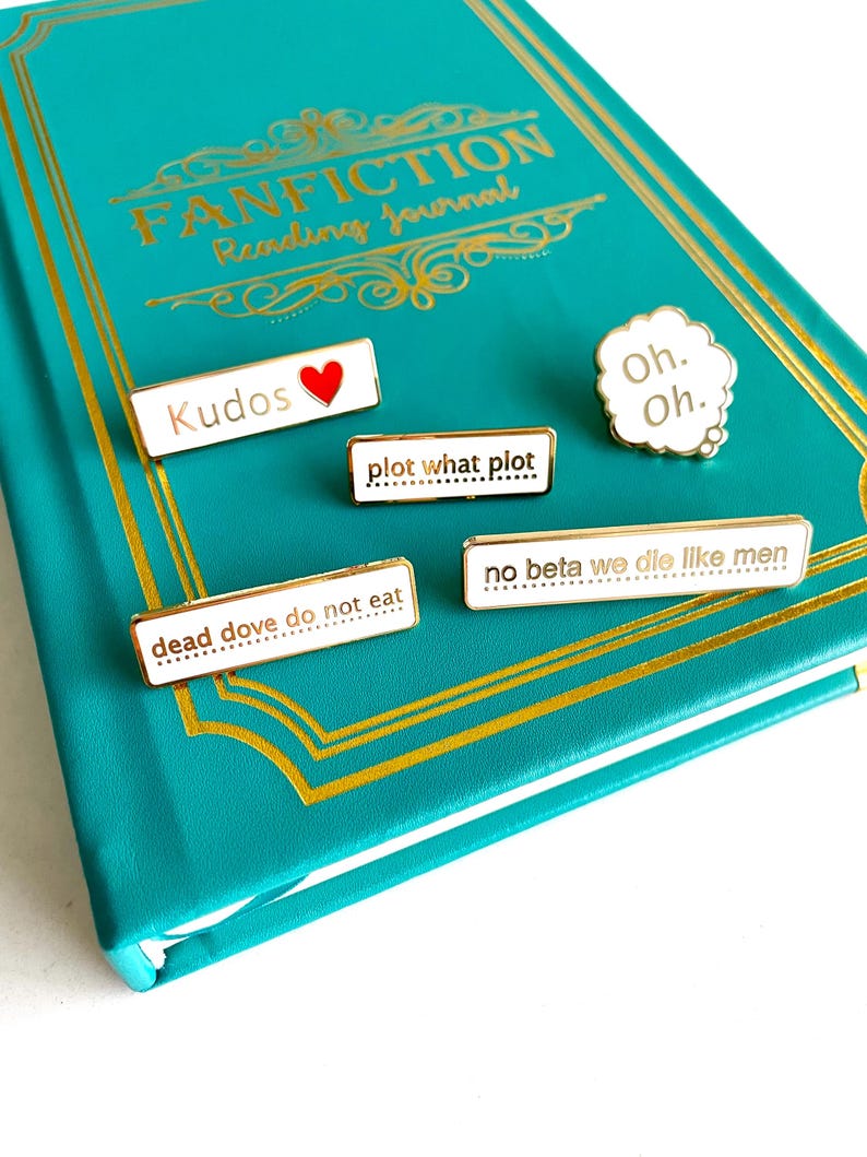 Fanfiction Enamel Pins image 3