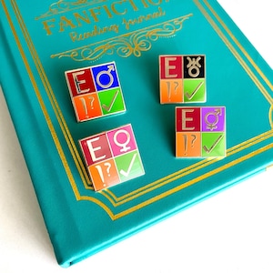 Fanfiction Enamel Pins image 2