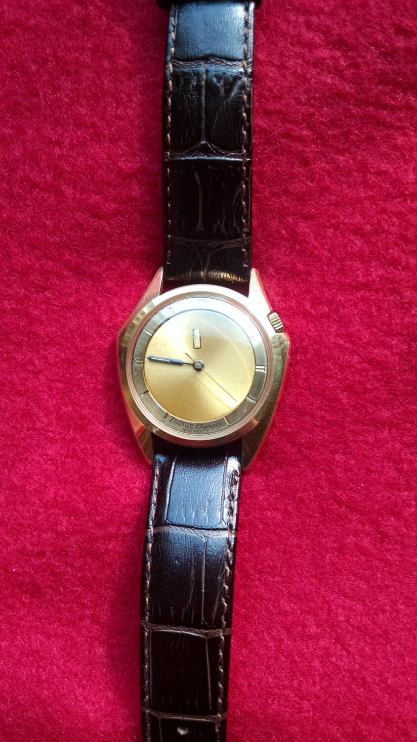 ZODIAC Olympos mystery Dial Men's Watch Etsy