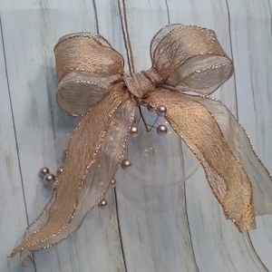 Embellished Glass Ball Christmas Ornament