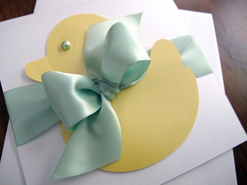Duck Baby Shower Invitation