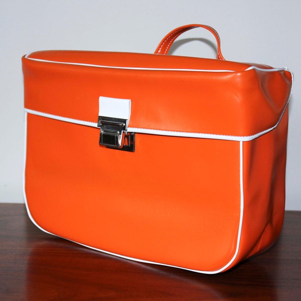 Bright Orange Vintage Pannier