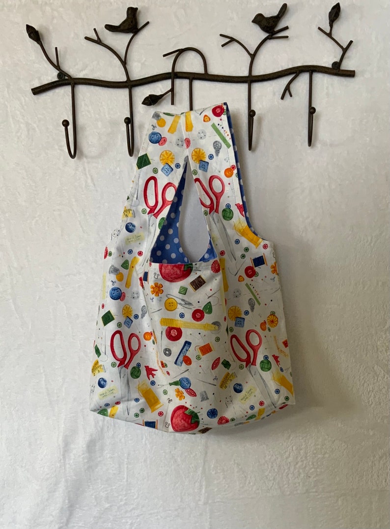 Shopping Bag, Reusable Shopping Bag, Fabric Shopping Bag, Fully Lined