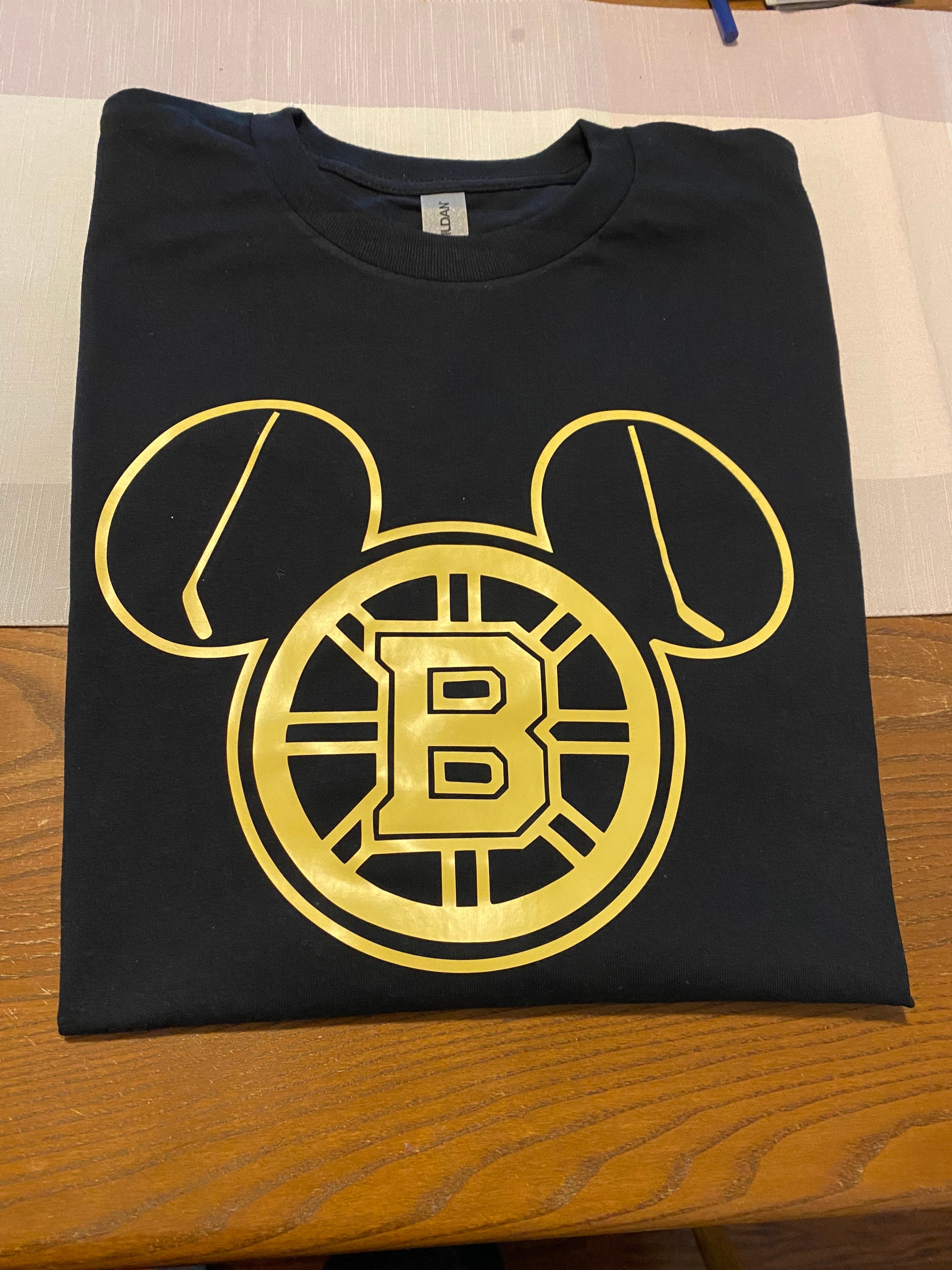 NHL Boston Bruins Mickey Mouse Disney Hockey T Shirt - Rookbrand