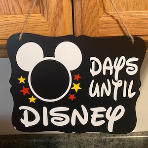 Countdown to Disney chalkboard, Disney inspired countdown, Magical Vacation Chalkboard Countdown, Vacation, Castle, Disney
